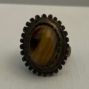 Adjustable Stone Ring